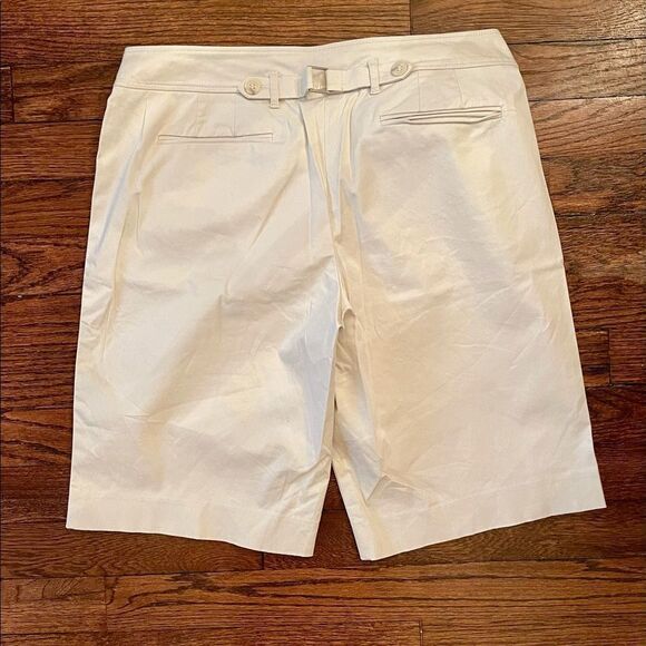 *LOFT* Sz 6 Tab-Front Trouser Shorts EUC - Picture 5 of 9